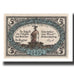 Banconote, Germania, Freienwalde Stadt, 5 Pfennig, Blason, 1920, SPL-