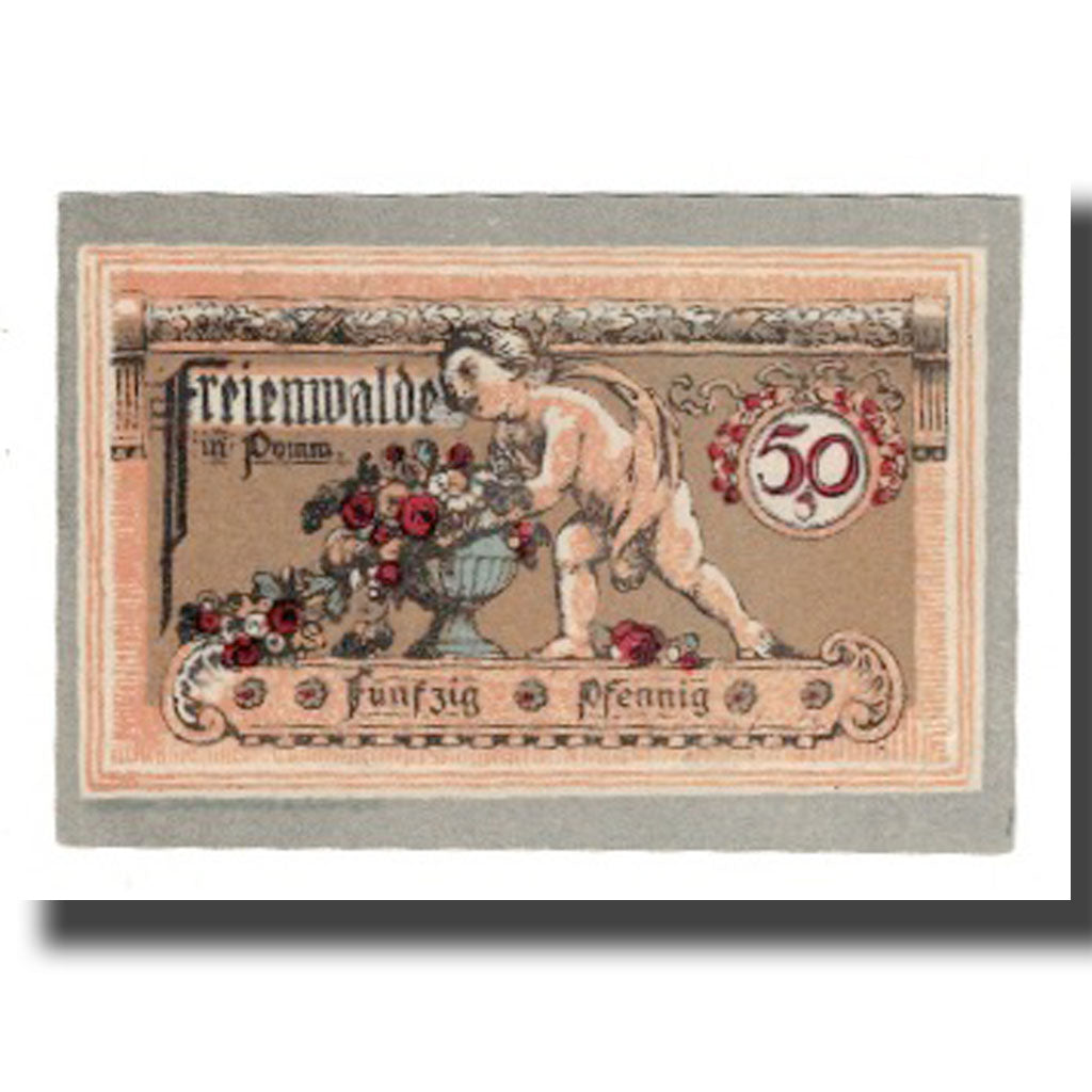 Banknote, Germany, Freienwalde Stadt, 50 Pfennig, Cherubins 1, 1920, AU(55-58)