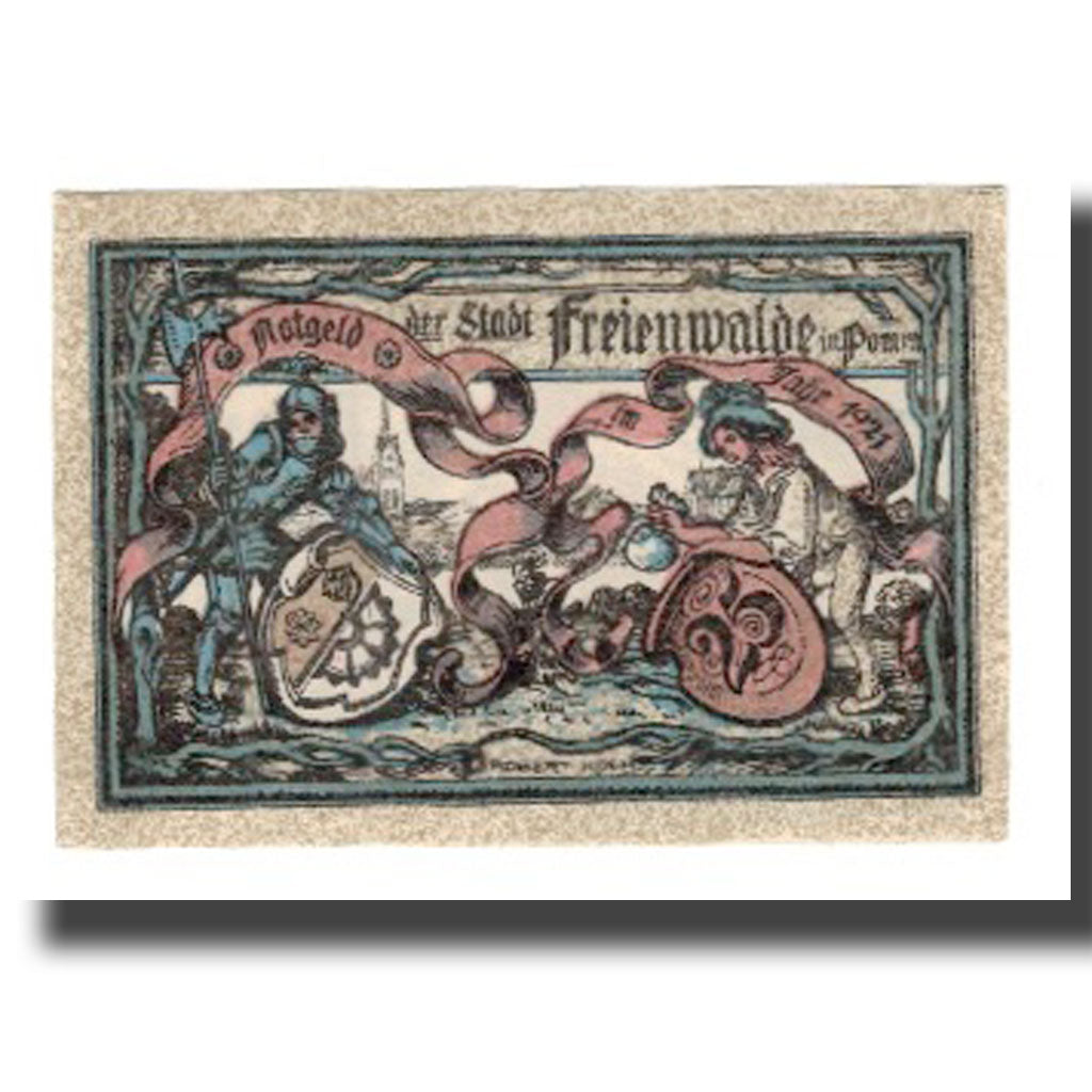 Banconote, Germania, Freienwalde Stadt, 25 Pfennig, personnage 1, 1921, SPL-