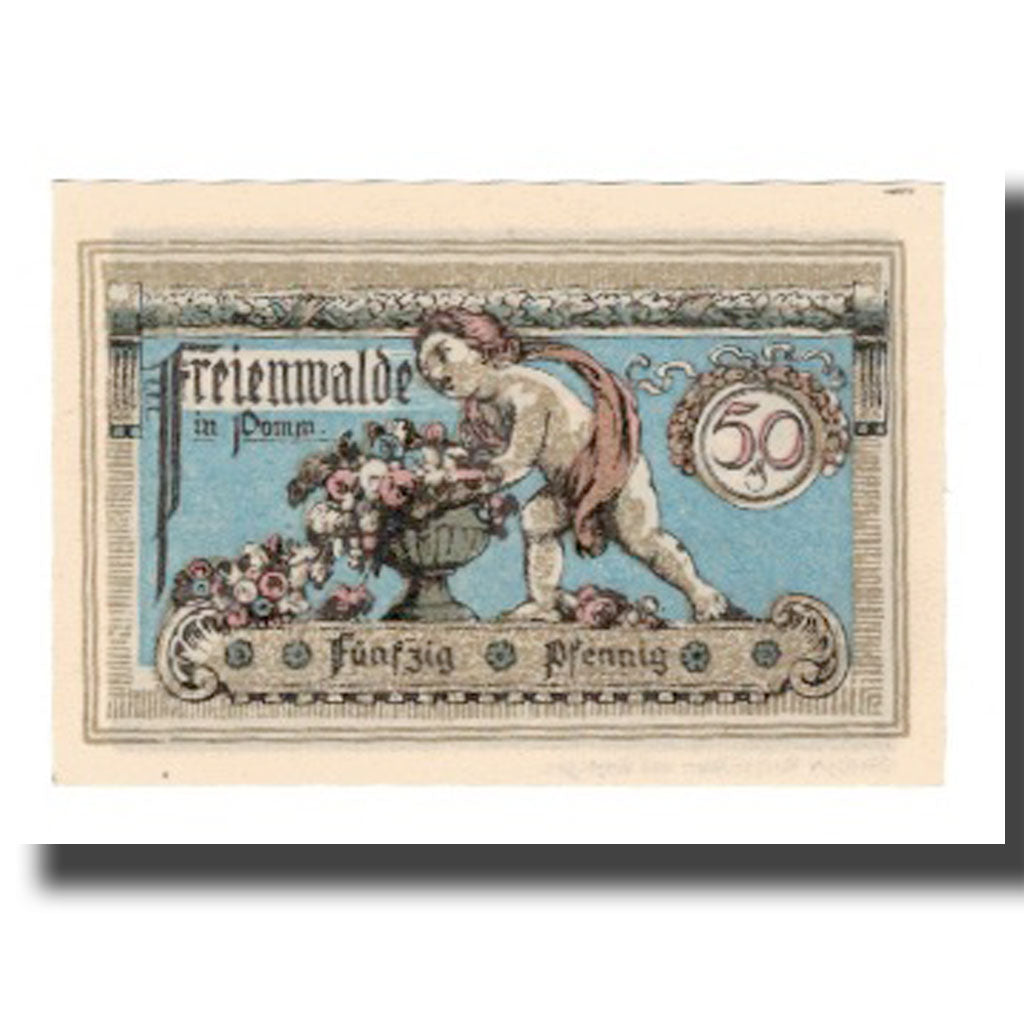 Banknote, Germany, Freienwalde Stadt, 50 Pfennig, Cherubins, 1921, AU(55-58)