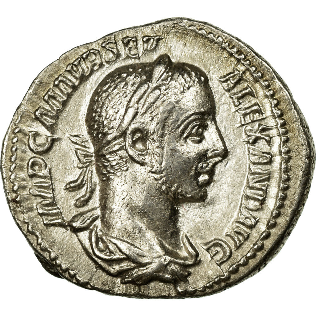 Coin, Severus Alexander, Denarius, 222-235, Roma, AU(50-53), Silver, Cohen:23