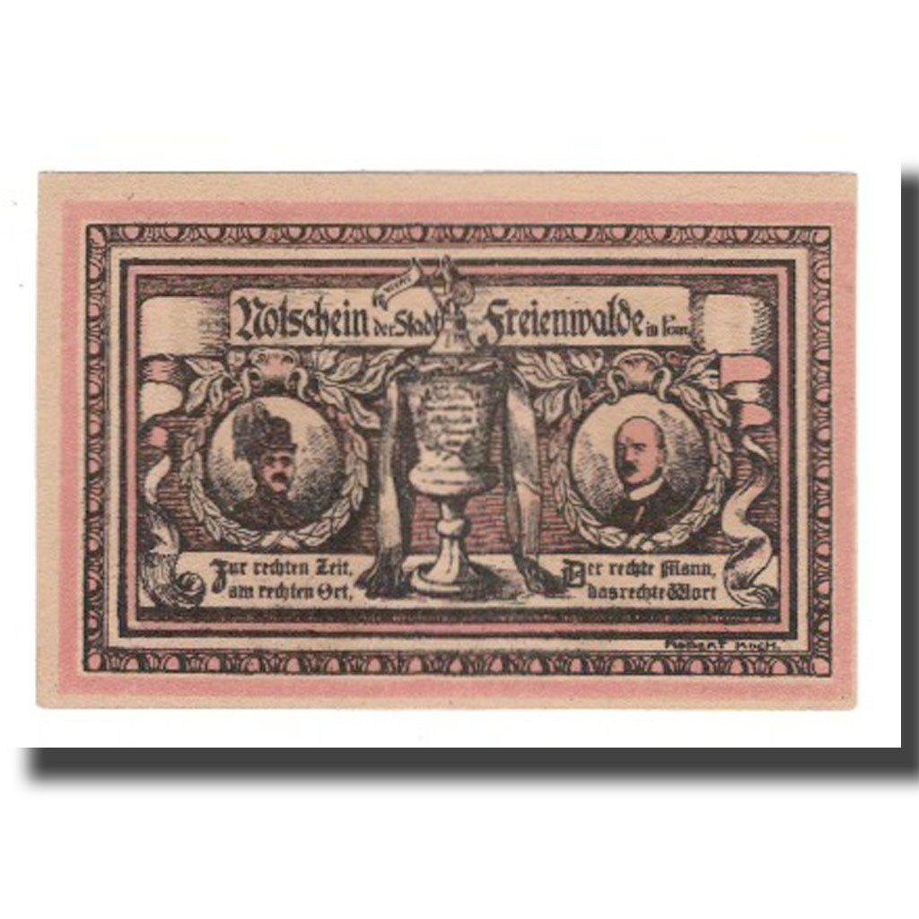 Banconote, Germania, Freienwalde Stadt, 25 Pfennig, personnage, Undated (1922)