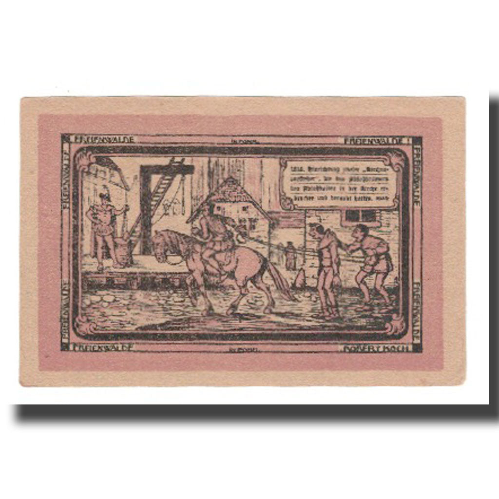 Banknote, Germany, Freienwalde Stadt, 50 Pfennig, personnage 4, Undated (1922)