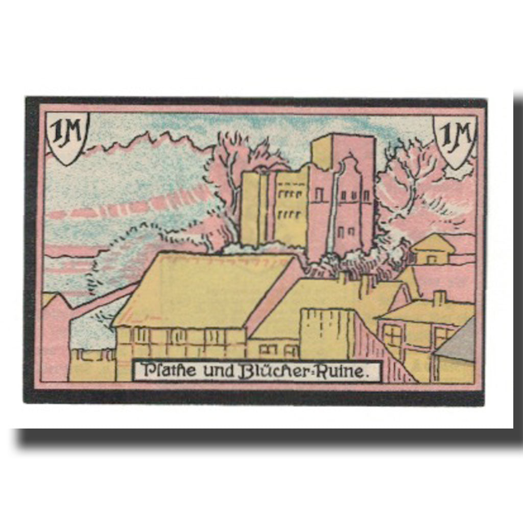 Banconote, Germania, Plathe Stadt, 1 Mark, village 1, 1922, SPL-, Mehl:1060.1
