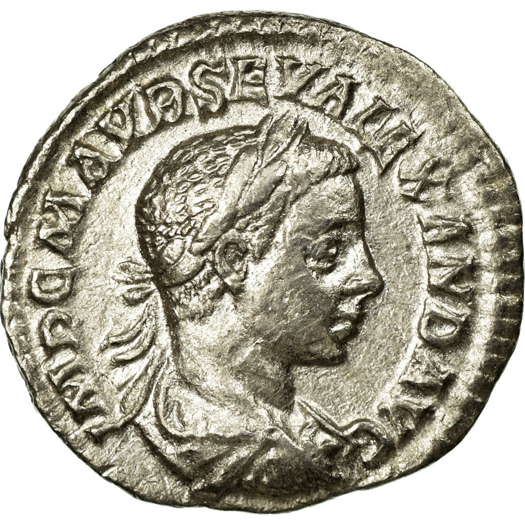 Moneta, Severus Alexander, Denarius, AU(50-53), Srebro, Cohen:204