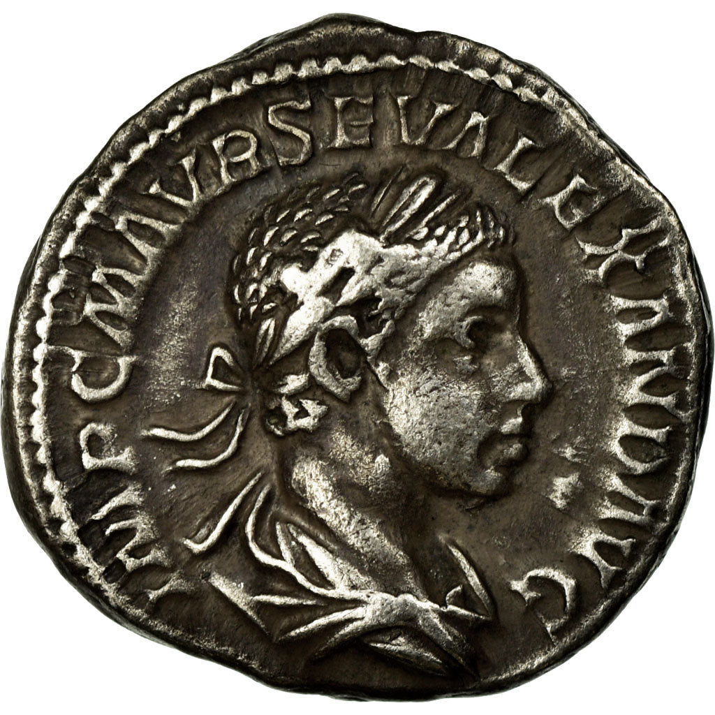 Moneta, Severus Alexander, Denarius, BB+, Argento, Cohen:239