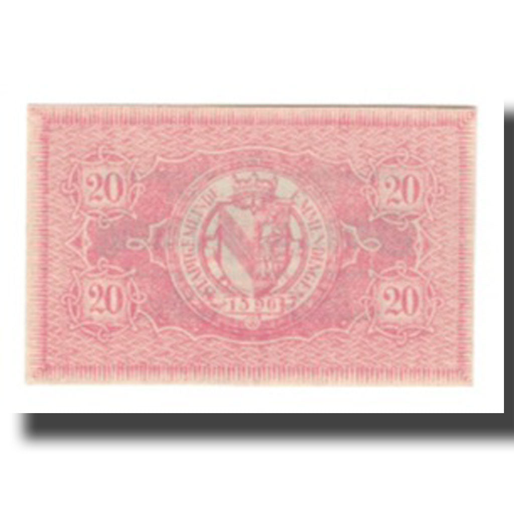 Banconote, Germania, Emmendingen Stadt, 20 Pfennig, Valeur faciale 3, 1917
