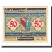 Nota, Alemanha, Emmendingen Stadt, 50 Pfennig, Maison, 1921, AU(55-58)