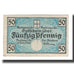 Billete, Alemania, Freiburg i. Br. Stadt, 50 Pfennig, valeur faciale 1, 1919