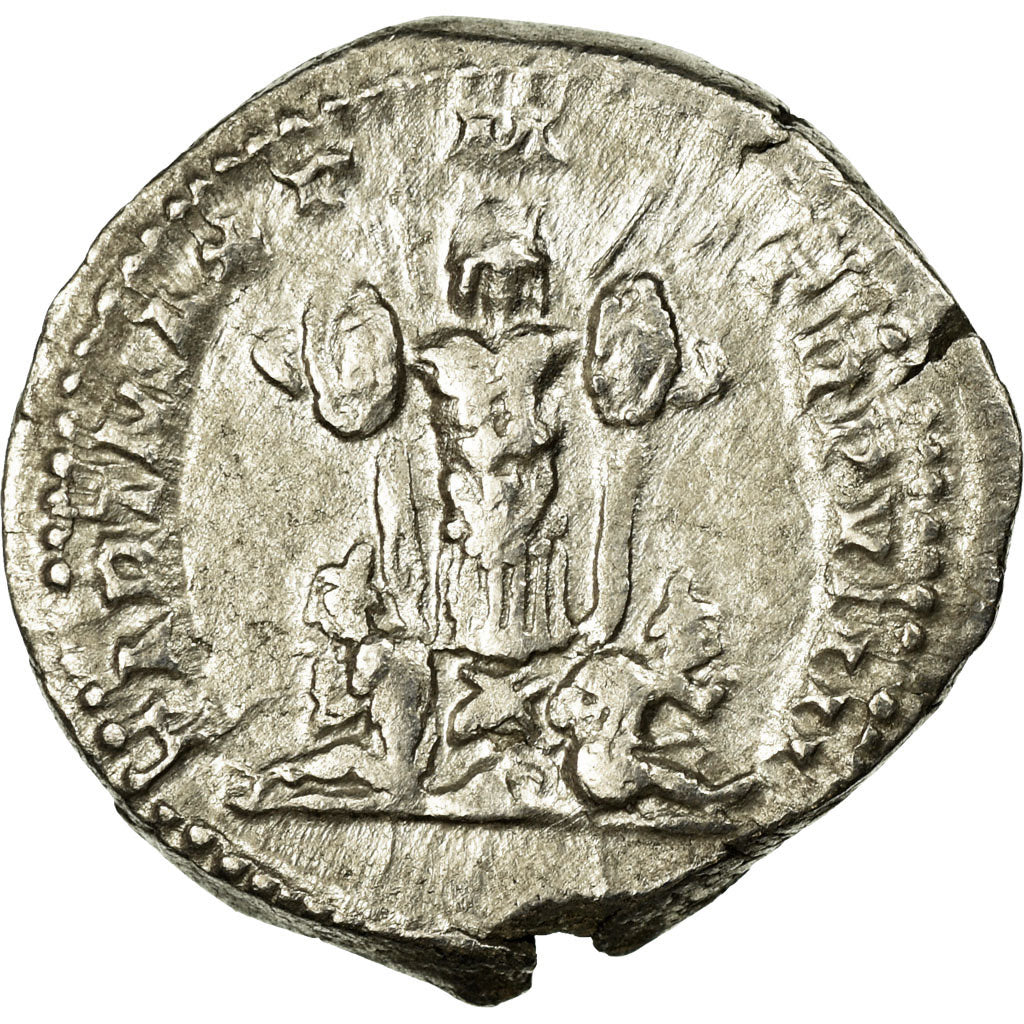 Coin, Septimius Severus, Denarius, AU(50-53), Silver, Cohen:370