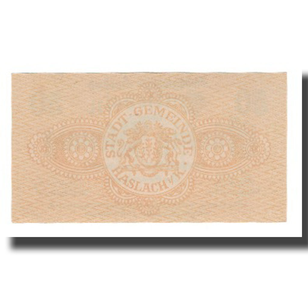 Banconote, Germania, Haslach i.K. Stadt, 50 Pfennig, Blason, 1917, 1917-09-27