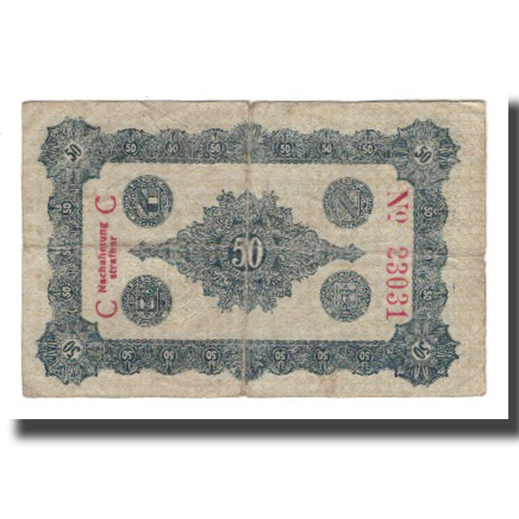 Banconote, Germania, Pforzheim Stadt, 50 Pfennig, valeur faciale, 1920