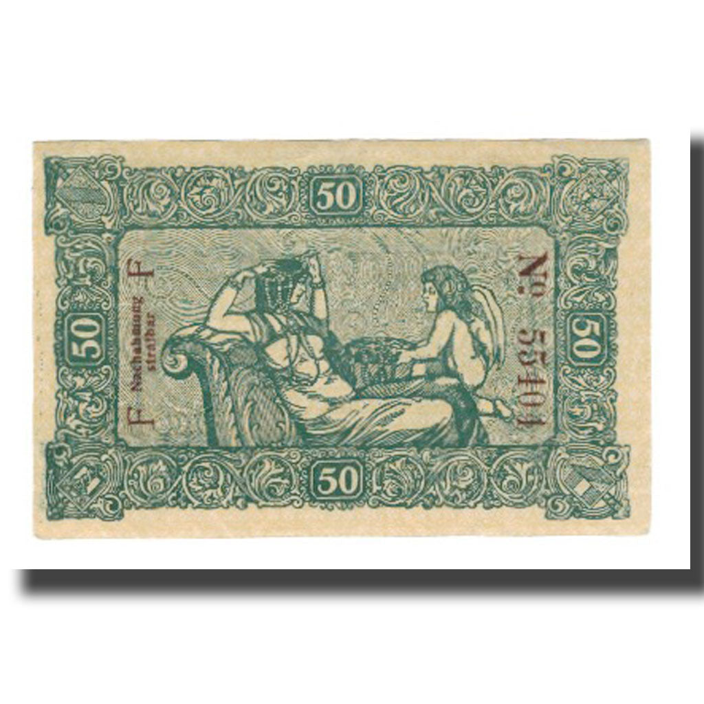 Nota, Alemanha, Pforzheim Stadt, 50 Pfennig, Valeur faciale 3, 1920, 1920-07-01