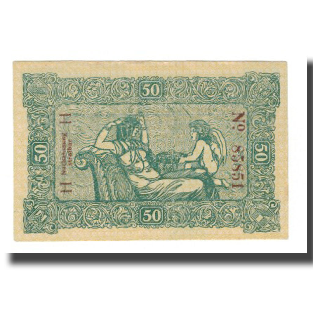 Banconote, Germania, Pforzheim Stadt, 50 Pfennig, valeur faciale 4, 1920