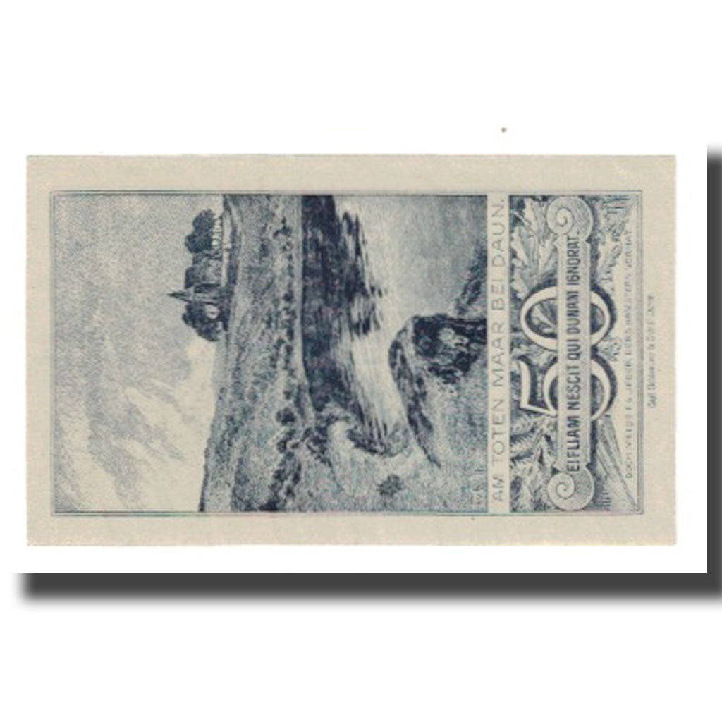 Banconote, Germania, Daun Kreis, 50 Pfennig, paysage 2, 1920, 1920-02-20, SPL-