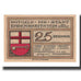 Nota, Alemanha, Ehrenbreitstein Stadt, 25 Pfennig, personnage 1, 1921