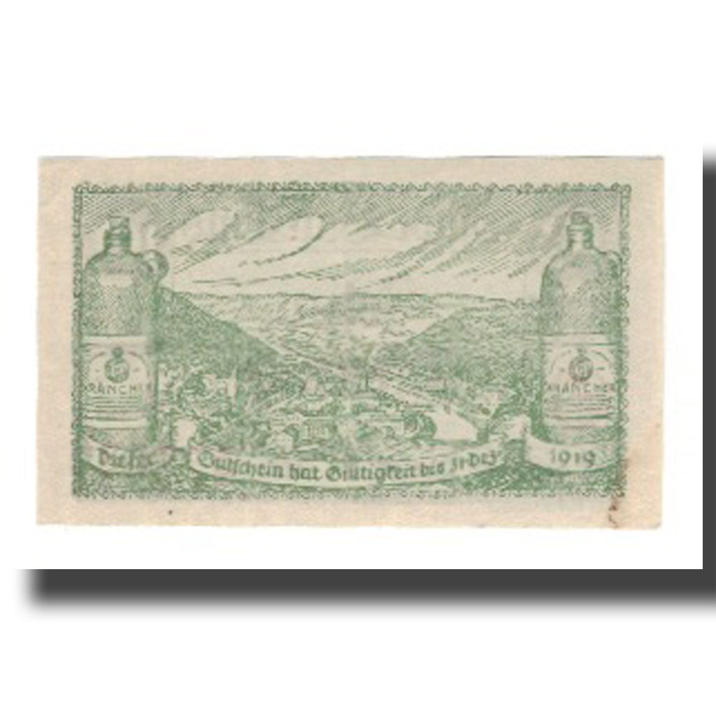 Geldschein, Deutschland, Ems, Bad Stadt, 10 Pfennig, paysage, 1920, 1920-12-31