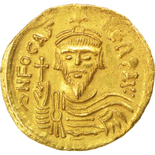 Phocas 602-610, Solidus, Constantinople, AU(55-58), Gold, Sear #620, 4.40