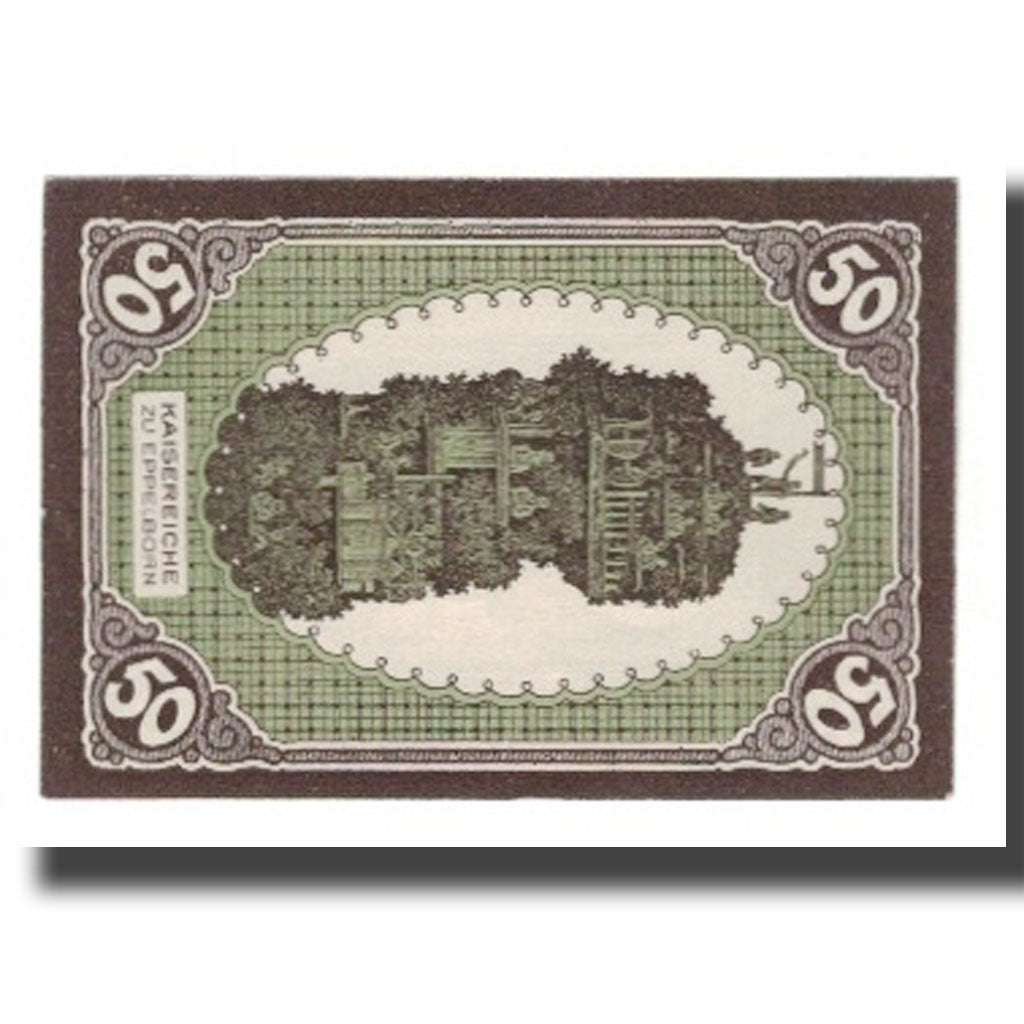 Nota, Alemanha, Eppelborn Dirmingen Burgermeisterel, 50 Pfennig, personnage 6