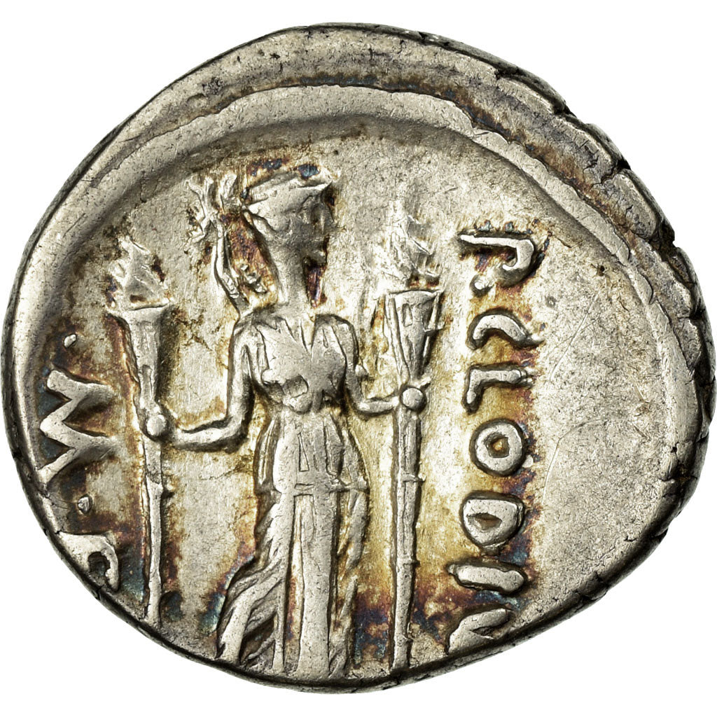 Münze, Claudia, Denarius, SS+, Silber