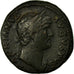Moneta, Hadrian, As, EF(40-45), Miedź