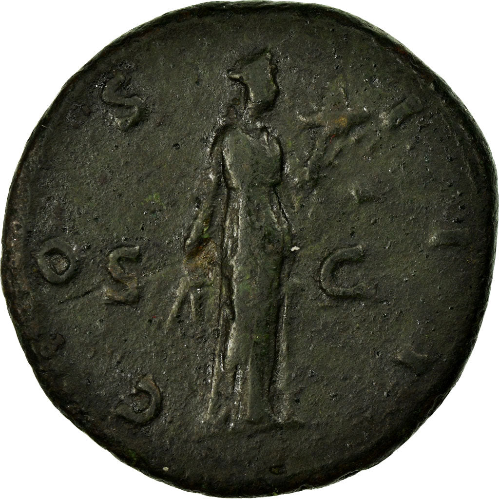 Coin, Hadrian, As, EF(40-45), Copper