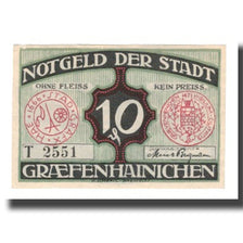 Billete, Alemania, Grafenhainichen Stadt, 10 Pfennig, Rue 4, 1921, 1921-05-31