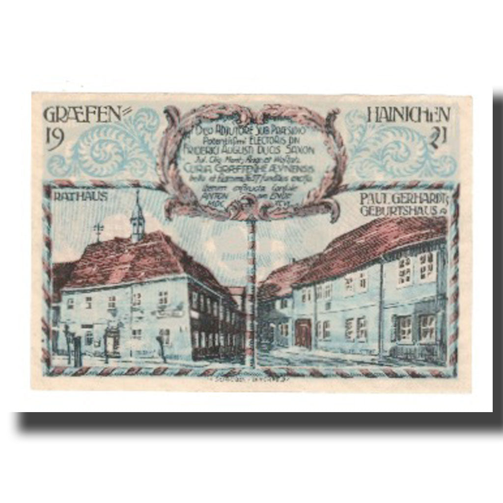 Billete, Alemania, Grafenhainichen Stadt, 10 Pfennig, Rue 4, 1921, 1921-05-31