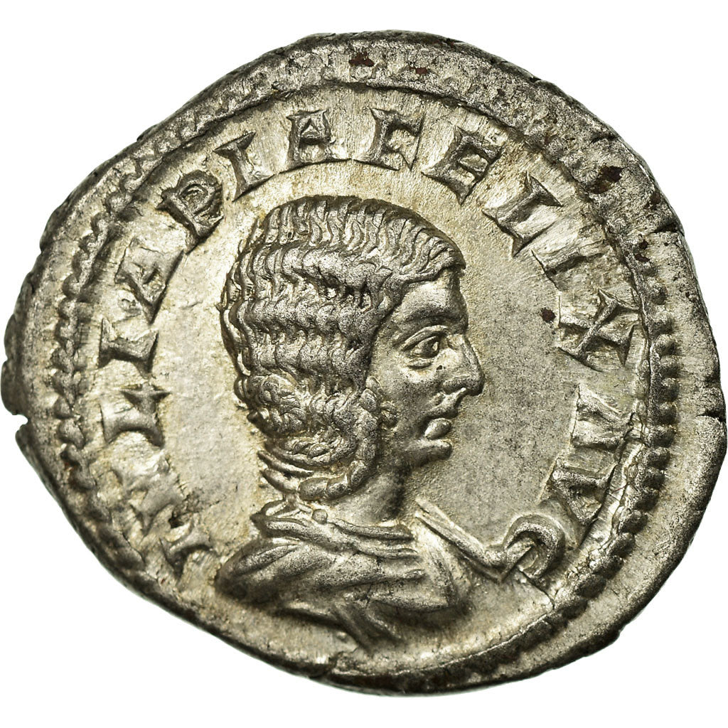 Coin, Julia Domna, Denarius, Roma, AU(55-58), Silver, Cohen:205