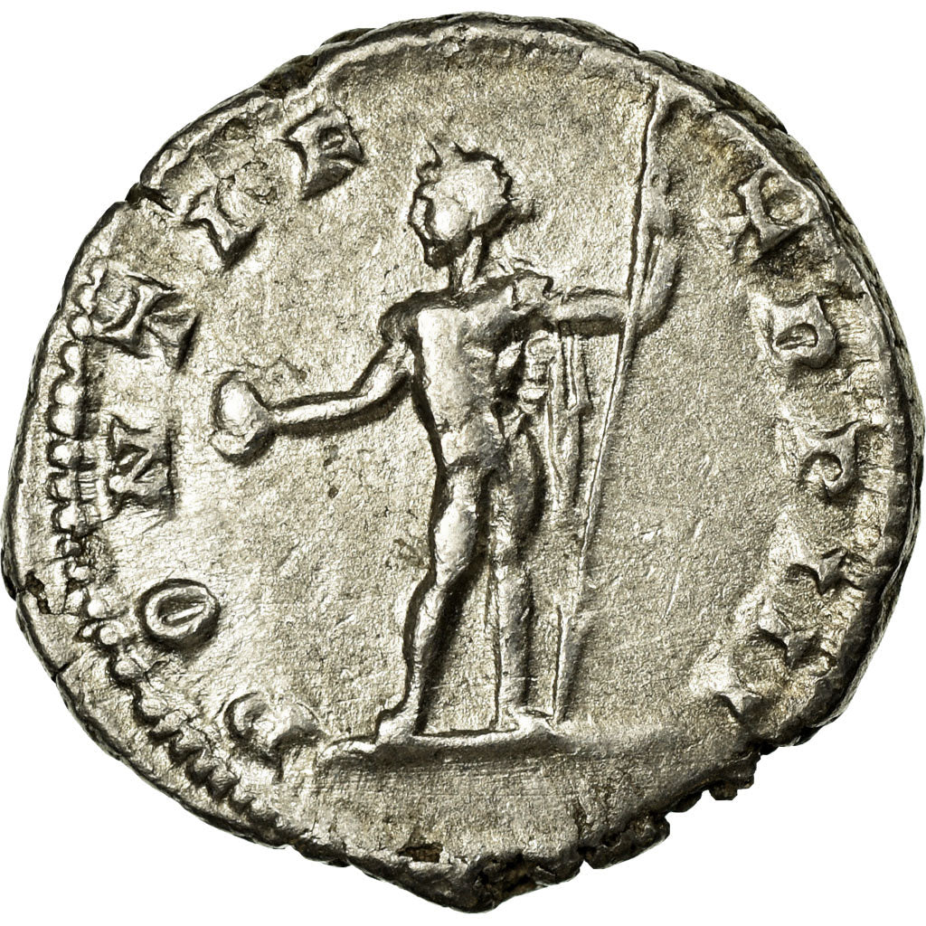 Coin, Caracalla, Denarius, AU(50-53), Silver, Cohen:413