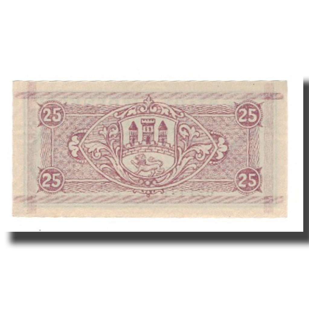 Geldschein, Deutschland, Biedenkopf Stadt, 25 Pfennig, Blason 1, VZ, Mehl:B43.2