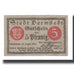 Geldschein, Deutschland, Darmstadt Stadt, 5 Pfennig, batiment 1, 1920