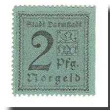 Banconote, Germania, Darmstadt Stadt, 2 Pfennig, N.D, 1920, SPL-, Mehl:D5.4