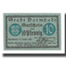 Banknote, Germany, Darmstadt Stadt, 10 Pfennig, Batiment, 1920, 1920-12-15