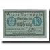 Biljet, Duitsland, Darmstadt Stadt, 10 Pfennig, batiment 1, 1920, 1920-12-15