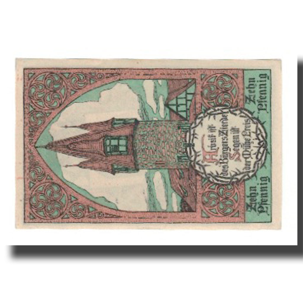 Banknot, Niemcy, Eschwege Stadt, 10 Pfennig, tour 1, 1920, AU(55-58), Mehl:E27.6
