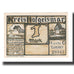 Geldschein, Deutschland, Hofgeismar Kreissparkasse, 1 Mark, batiment 1, Undated