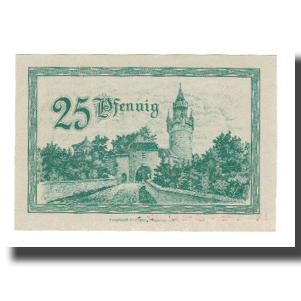 Geldschein, Deutschland, Friedberg Stadtkasse, 25 Pfennig, pont, 1919