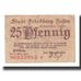 Banknote, Germany, Friedberg Stadtkasse, 25 Pfennig, pont 1, 1919, 1919-11-01