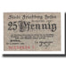 Banknote, Germany, Friedberg Stadtkasse, 25 Pfennig, Pont 2, 1919, 1919-11-01
