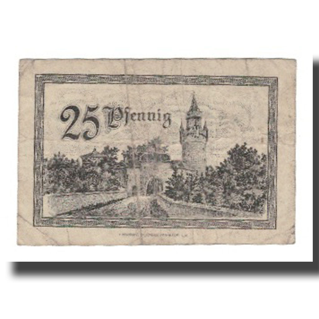 Banknote, Germany, Friedberg Stadtkasse, 25 Pfennig, Pont 2, 1919, 1919-11-01