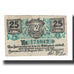 Biljet, Duitsland, Hanau Stadt, 25 Pfennig, paysage, 1920, 1920-08-12, TB