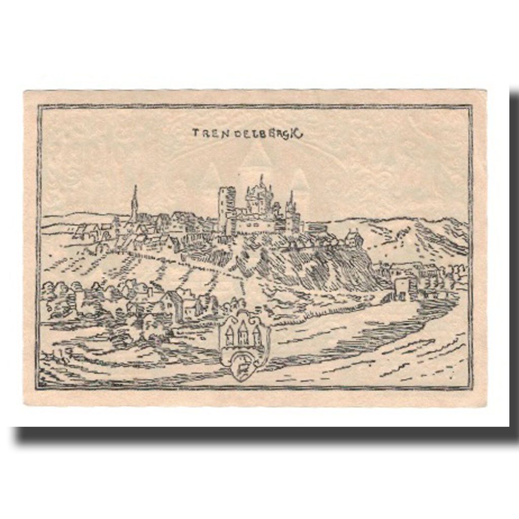 Geldschein, Deutschland, Hofgeismar Kreissparkasse, 50 Pfennig, paysage 1