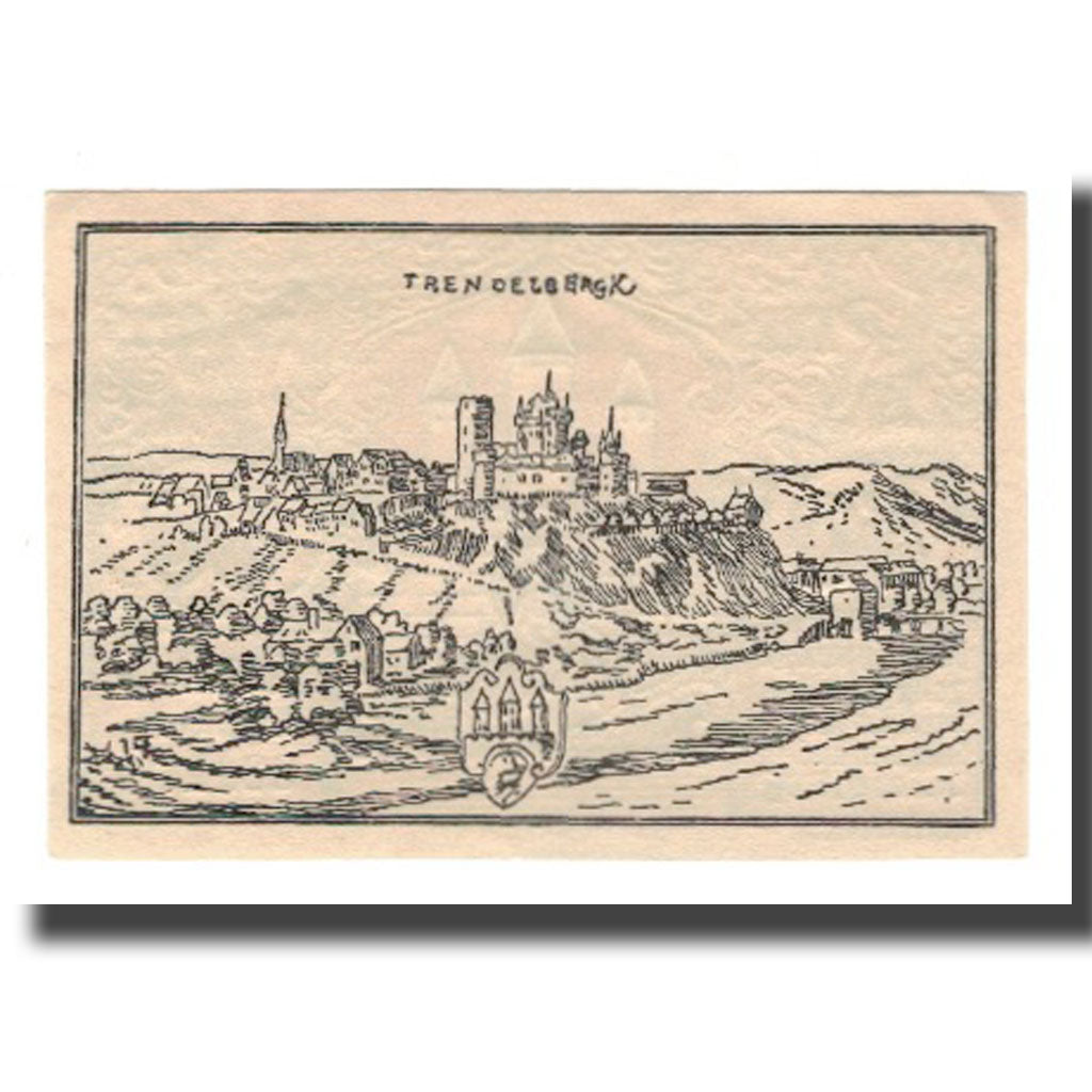 Geldschein, Deutschland, Hofgeismar Kreissparkasse, 50 Pfennig, paysage 2