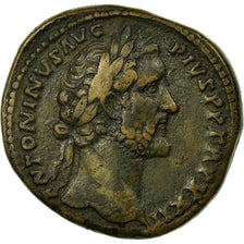 Münze, Antoninus Pius, Sesterz, Rome, SS+, Kupfer, Cohen:1124