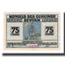 Banconote, Germania, Bevern Gemeinde, 75 Pfennig, personnage 4, 1921