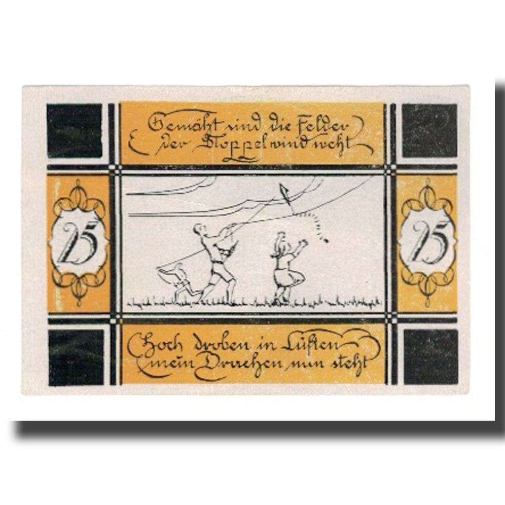 Geldschein, Deutschland, Bilsen, 25 Pfennig, personnage 1, 1921, 1921-12-31, VZ