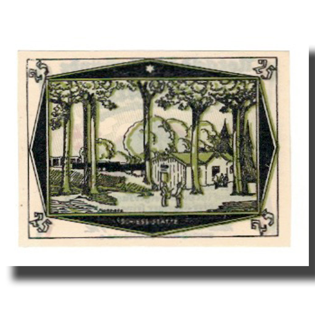 Geldschein, Deutschland, Egenbüttel Gemeinde, 25 Pfennig, paysage, 1921, VZ