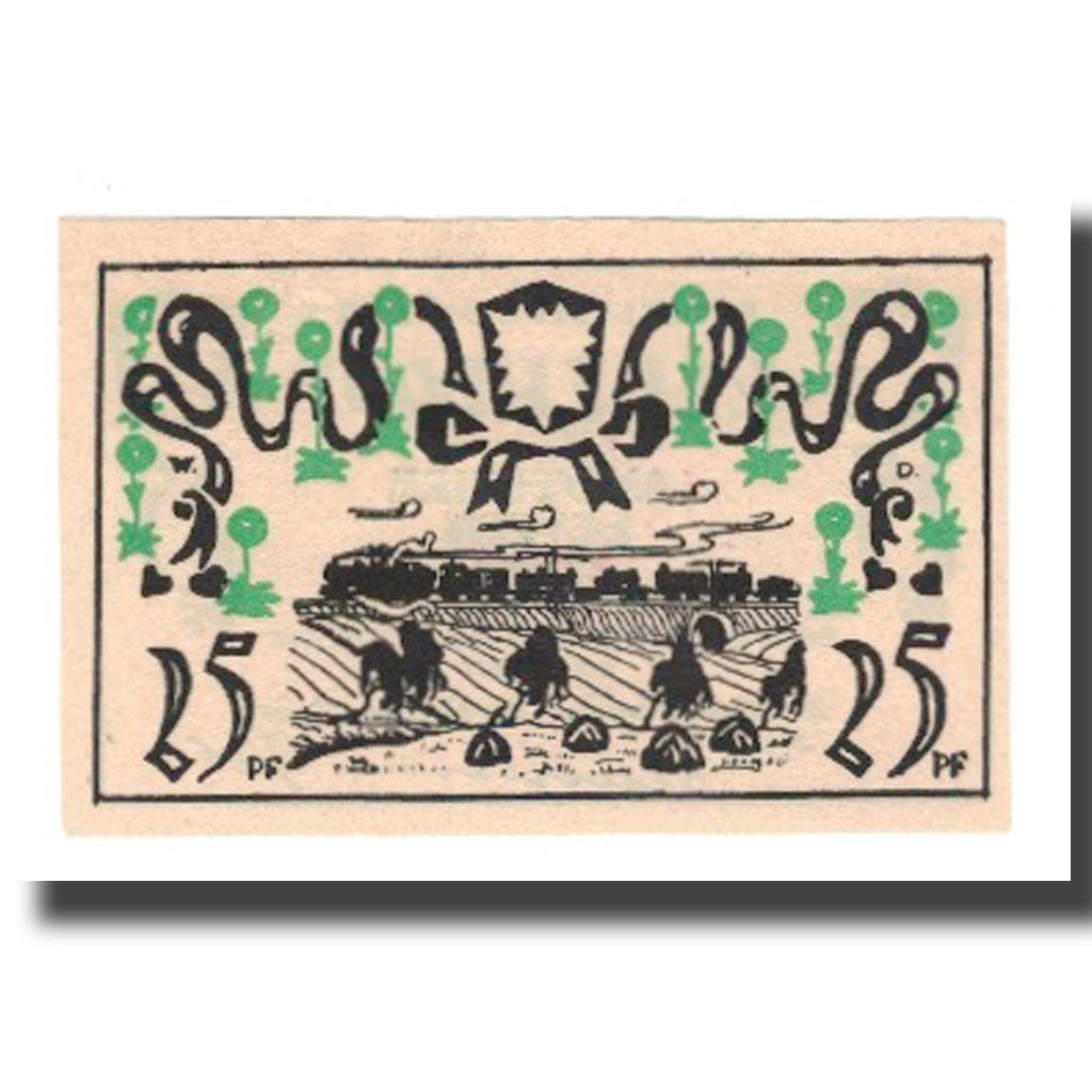 Banknote, Germany, Ellerhoop Gemeinde, 25 Pfennig, paysage, 1921, 1921-12-31