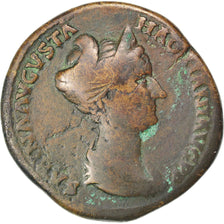 Sabina, Sestertius, VF(20-25), Copper, Cohen #7, 26.50